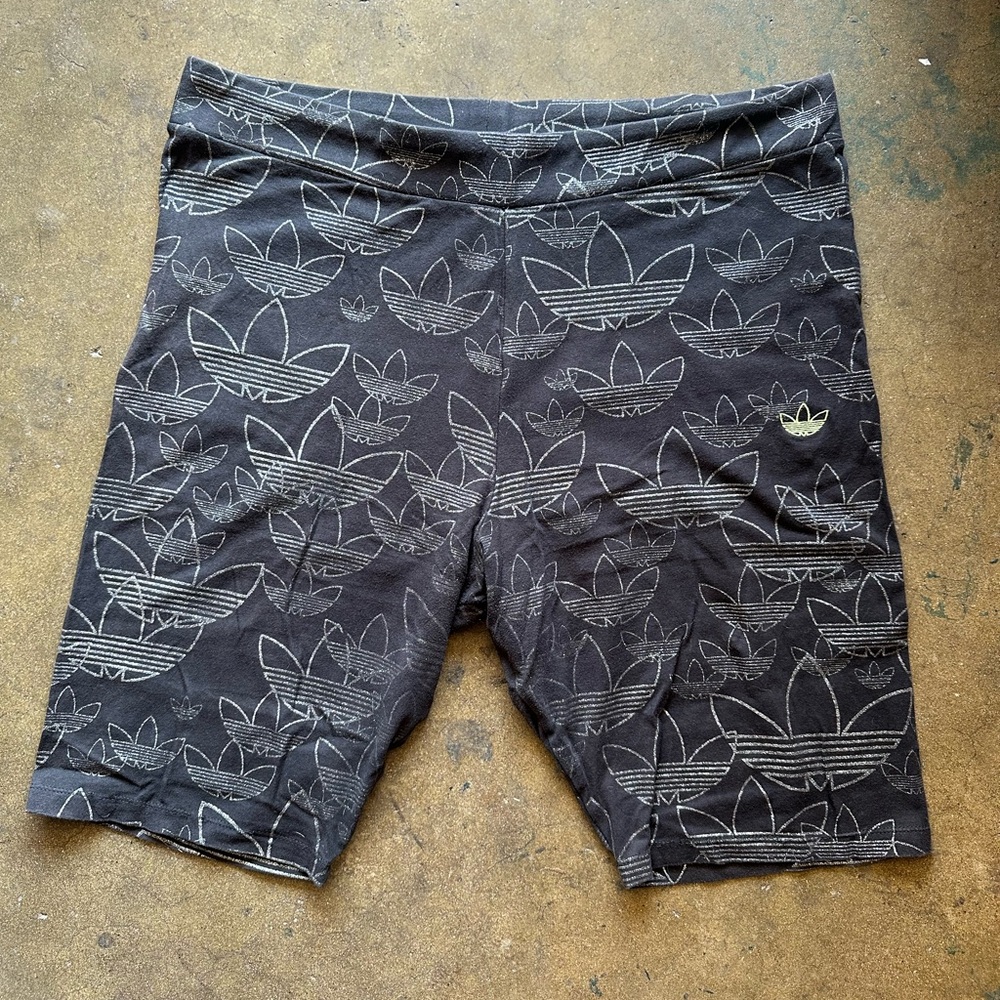 Adidas Womens All Over Print Bike Shorts size XL UK22
